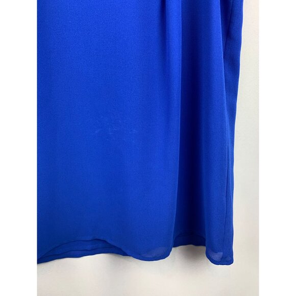 Women's Pink Note Blue Tank Top Size M - Picture 4 of 7